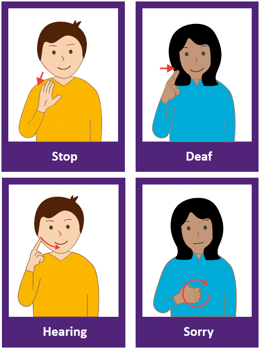 British Sign Language Smile