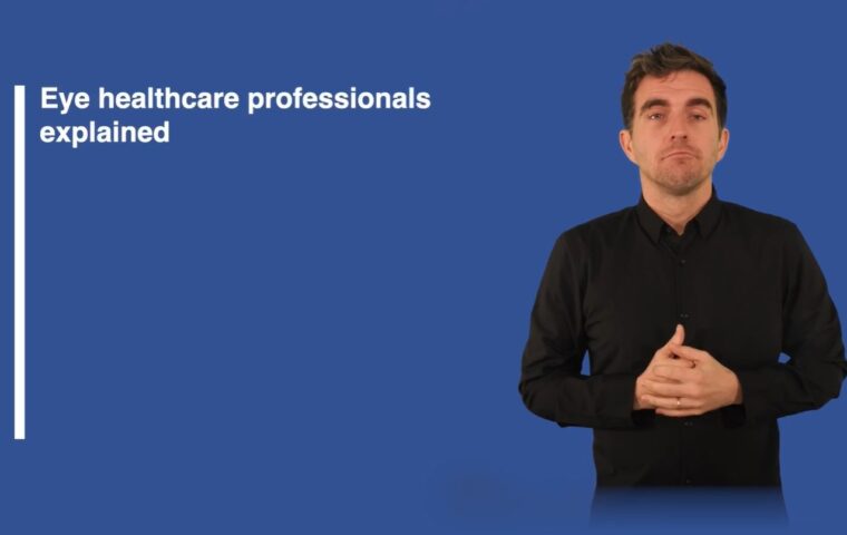 Thumbnail for Eye healthcare professionals explained