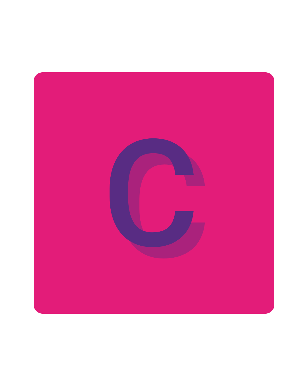 Graphic 'A' in SignHealth brand colours