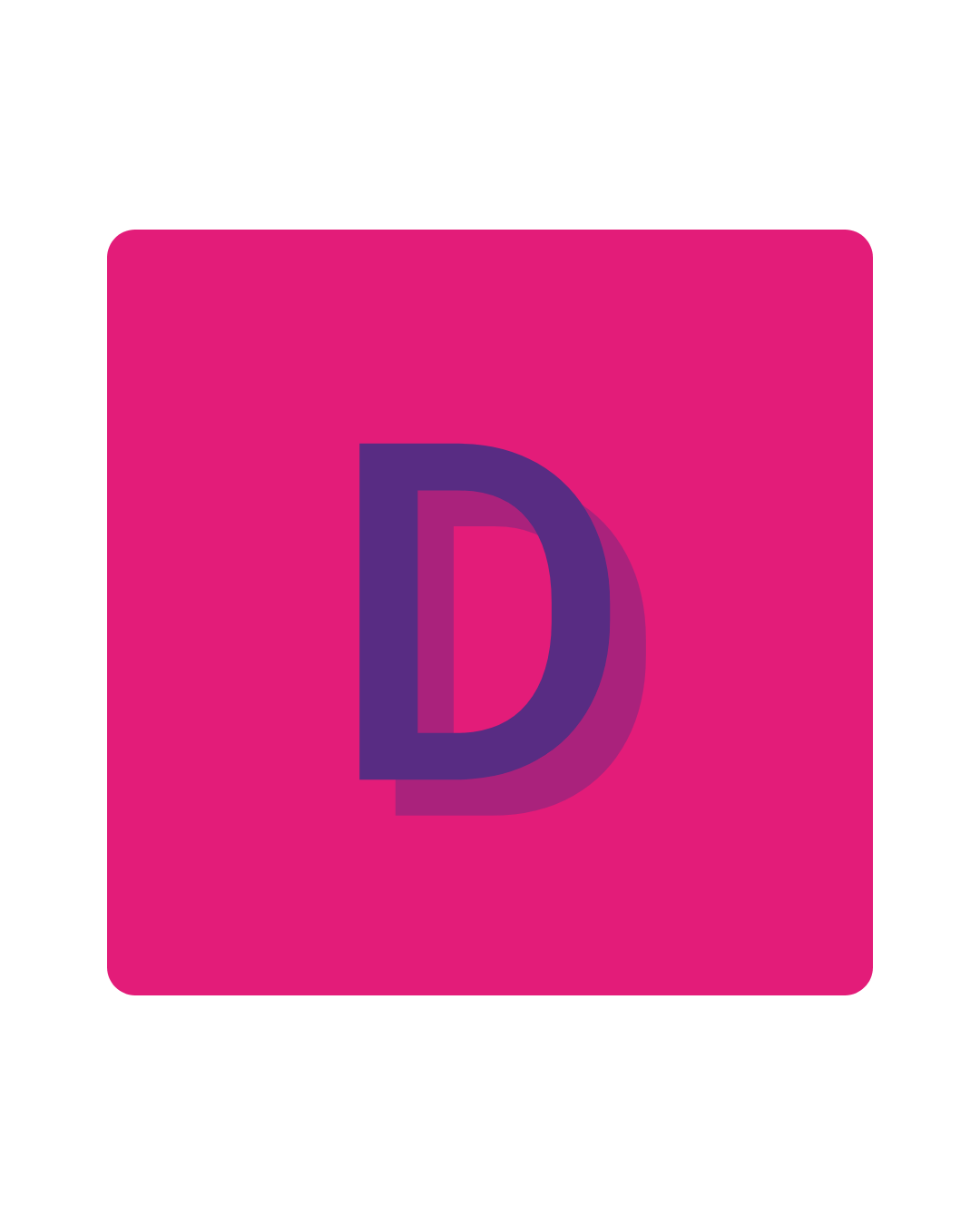Graphic 'A' in SignHealth brand colours