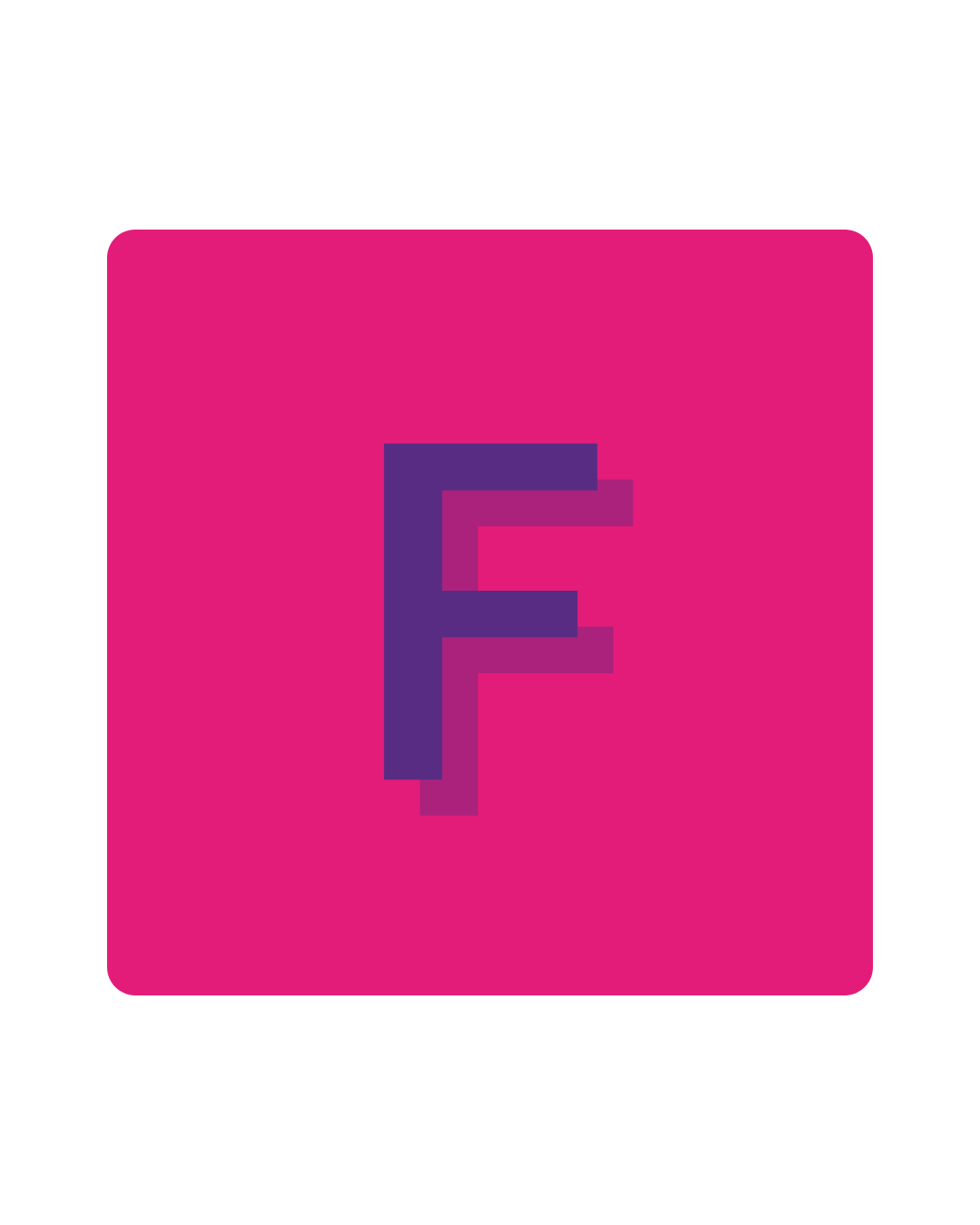 Graphic 'A' in SignHealth brand colours
