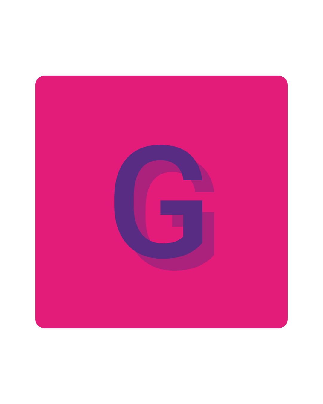 Graphic 'A' in SignHealth brand colours