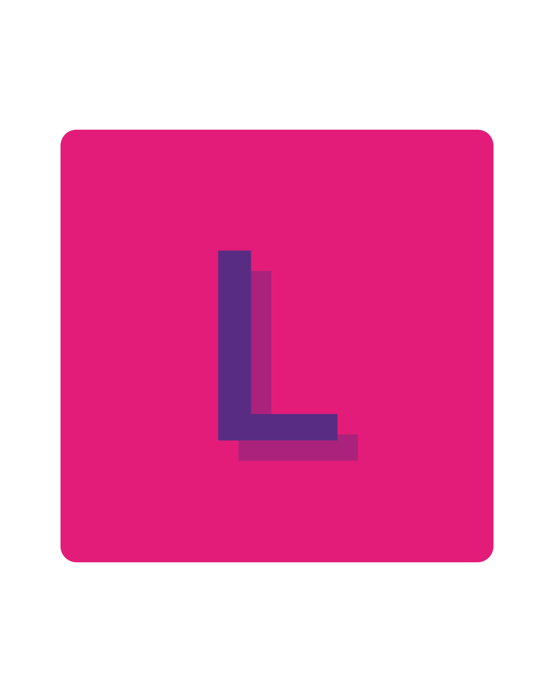 Graphic 'A' in SignHealth brand colours