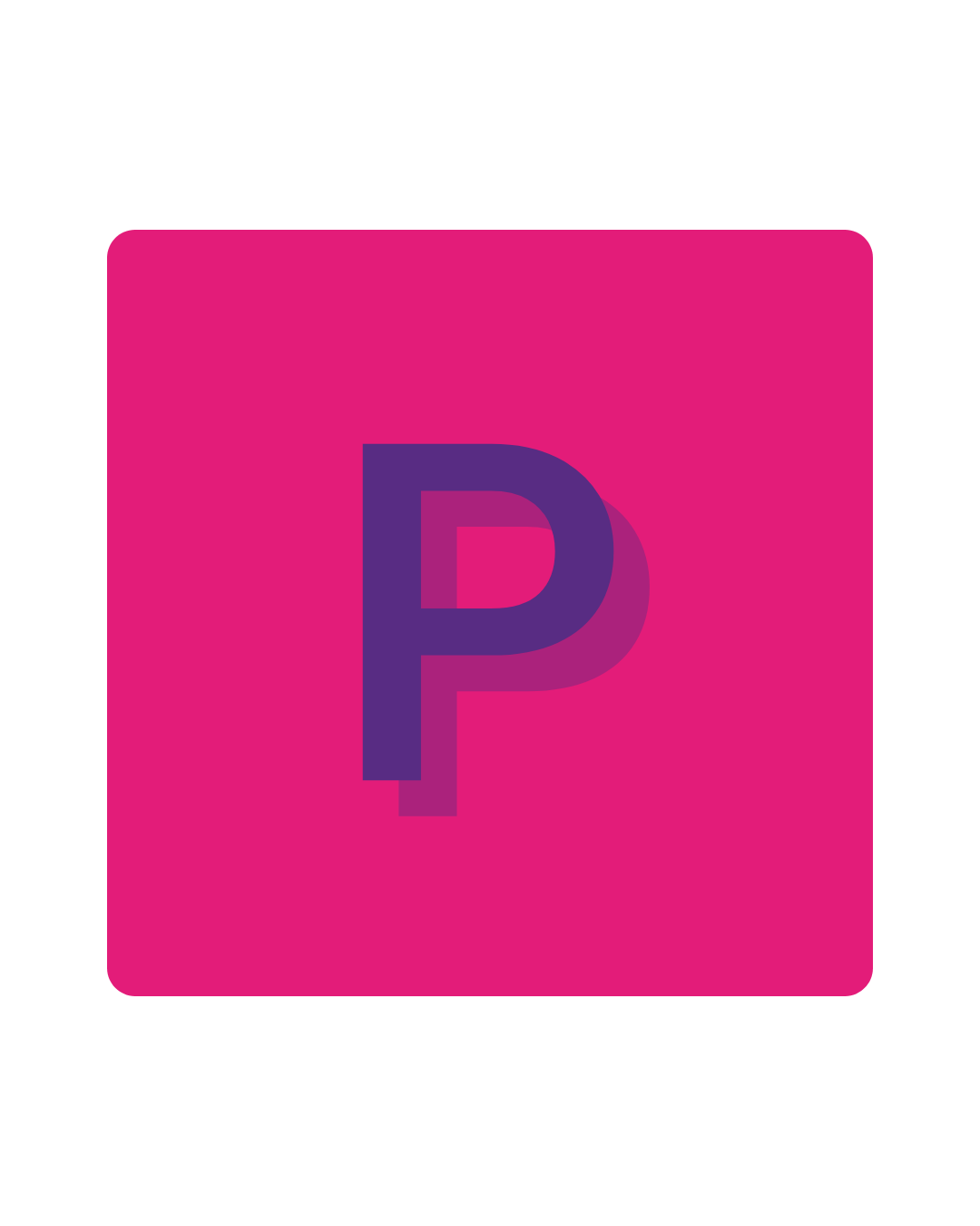Graphic 'A' in SignHealth brand colours