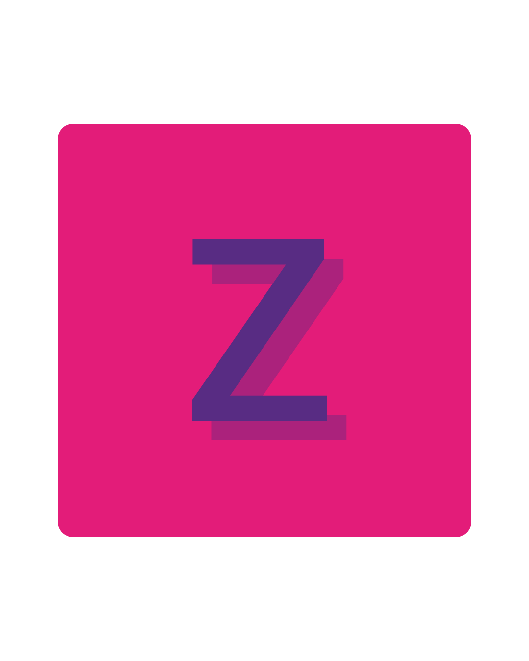 Graphic 'A' in SignHealth brand colours