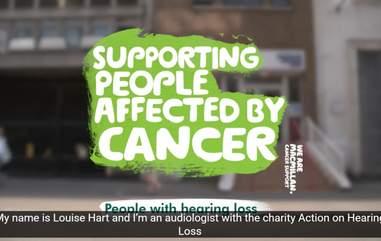 Thumbnail for Supporting people with hearing loss affected by cancer – Macmillan Cancer Support