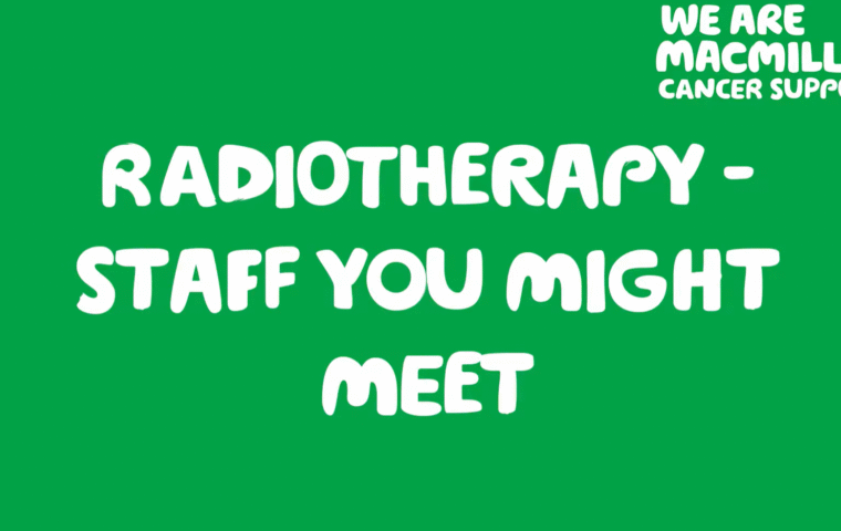 Thumbnail for Radiotherapy staff you might meet