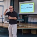 Robin presenting Accessing NHS Services